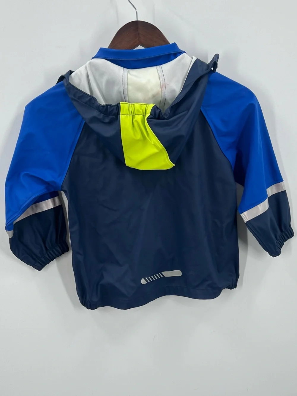 164 Palomino Kids Rainwear Shark-Print Blue Waterproof Jacket